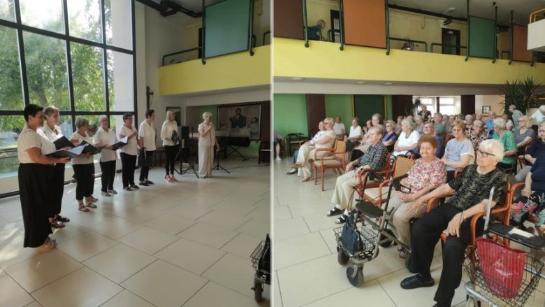 Dom za starije i nemoćne osobe Varaždin posjetila ženska vokalna skupina 'Leluja'